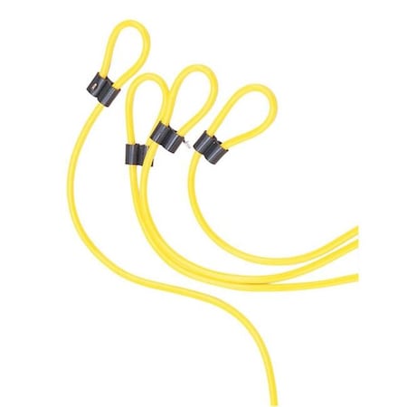 Champion Sports DD12 12 In. Double Dutch Licorice Speed Rope; Yellow